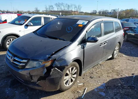 2015 Honda Odyssey Ex-L z USA, uszkodzony, nr VIN 5FNRL5H69FB006314
